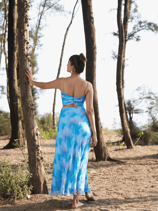 Whisper Ring-Detail Dress