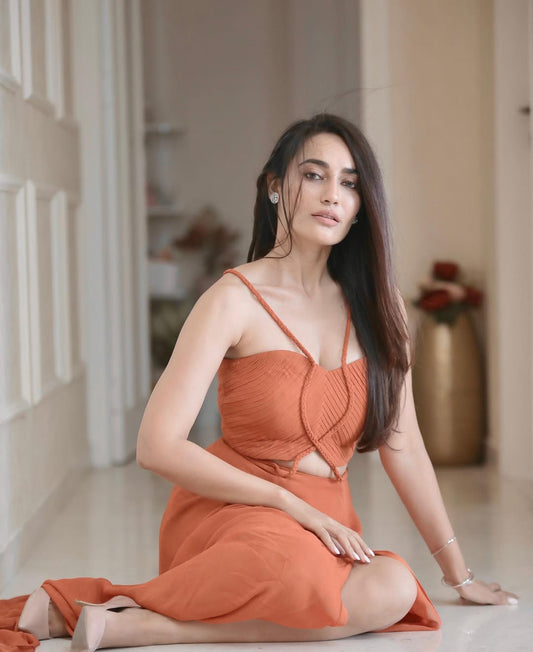 Sunset Cut-Out Maxi Dress