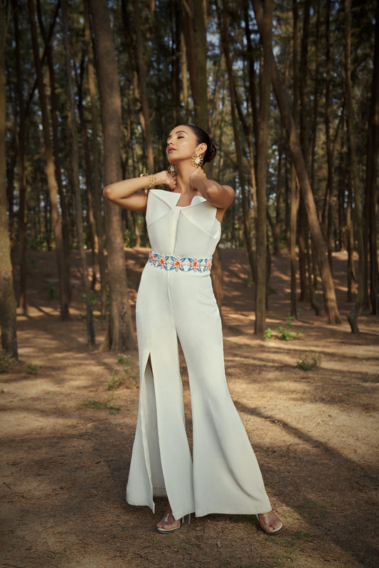 Ivory Grace Embellished Gown