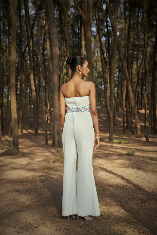 Ivory Grace Embellished Gown
