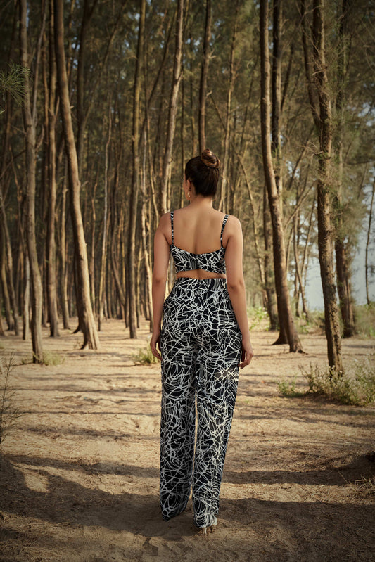 Midnight Abstract Co-Ord Set