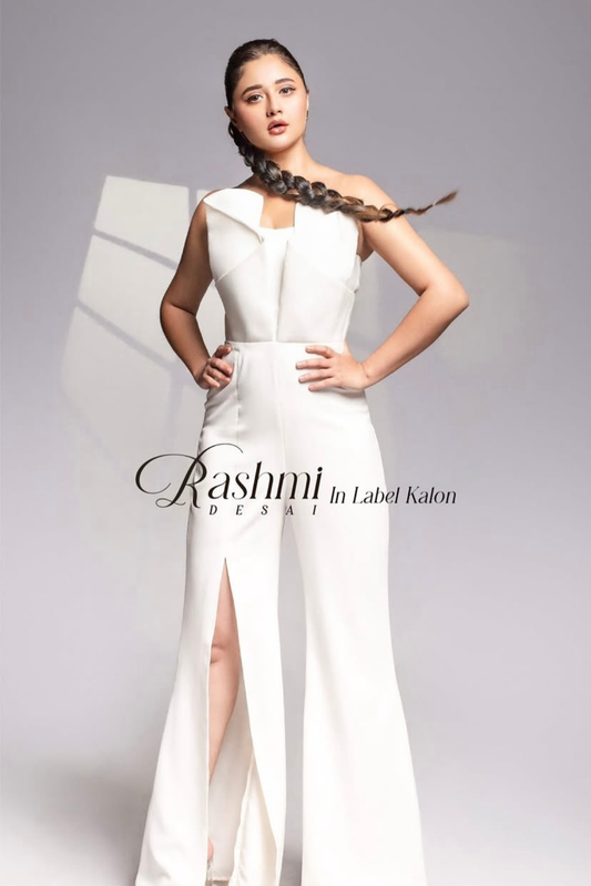 Ivory Grace Embellished Gown